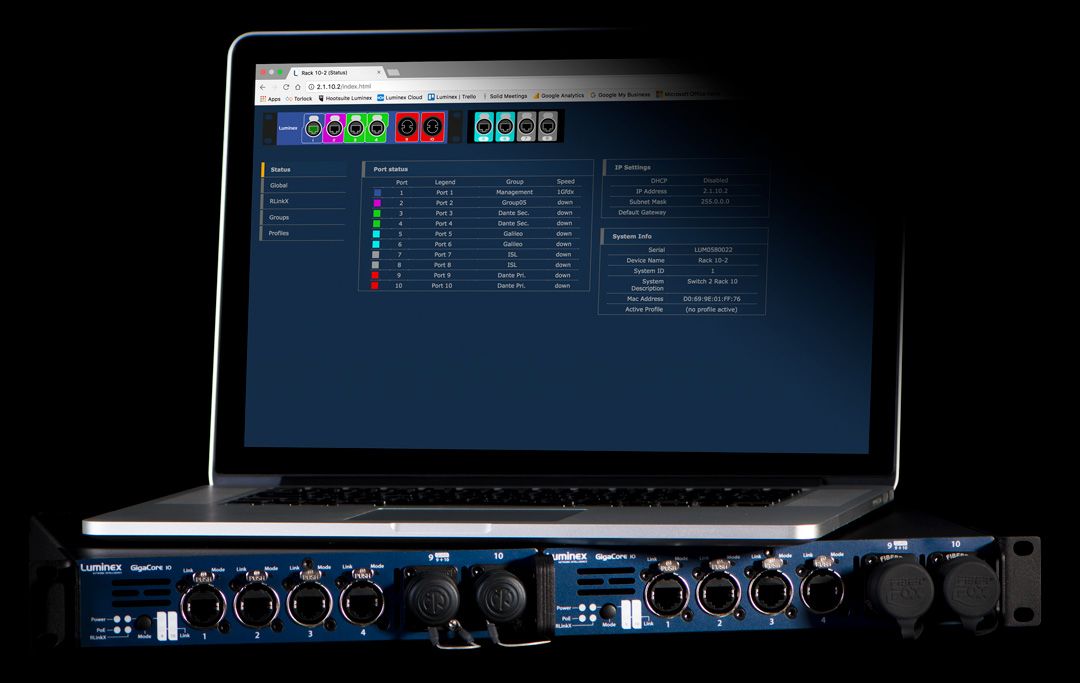Luminex GigaCore 10 Network Switch nominated for a ProSoundWeb 2019  Readers' Choice Award