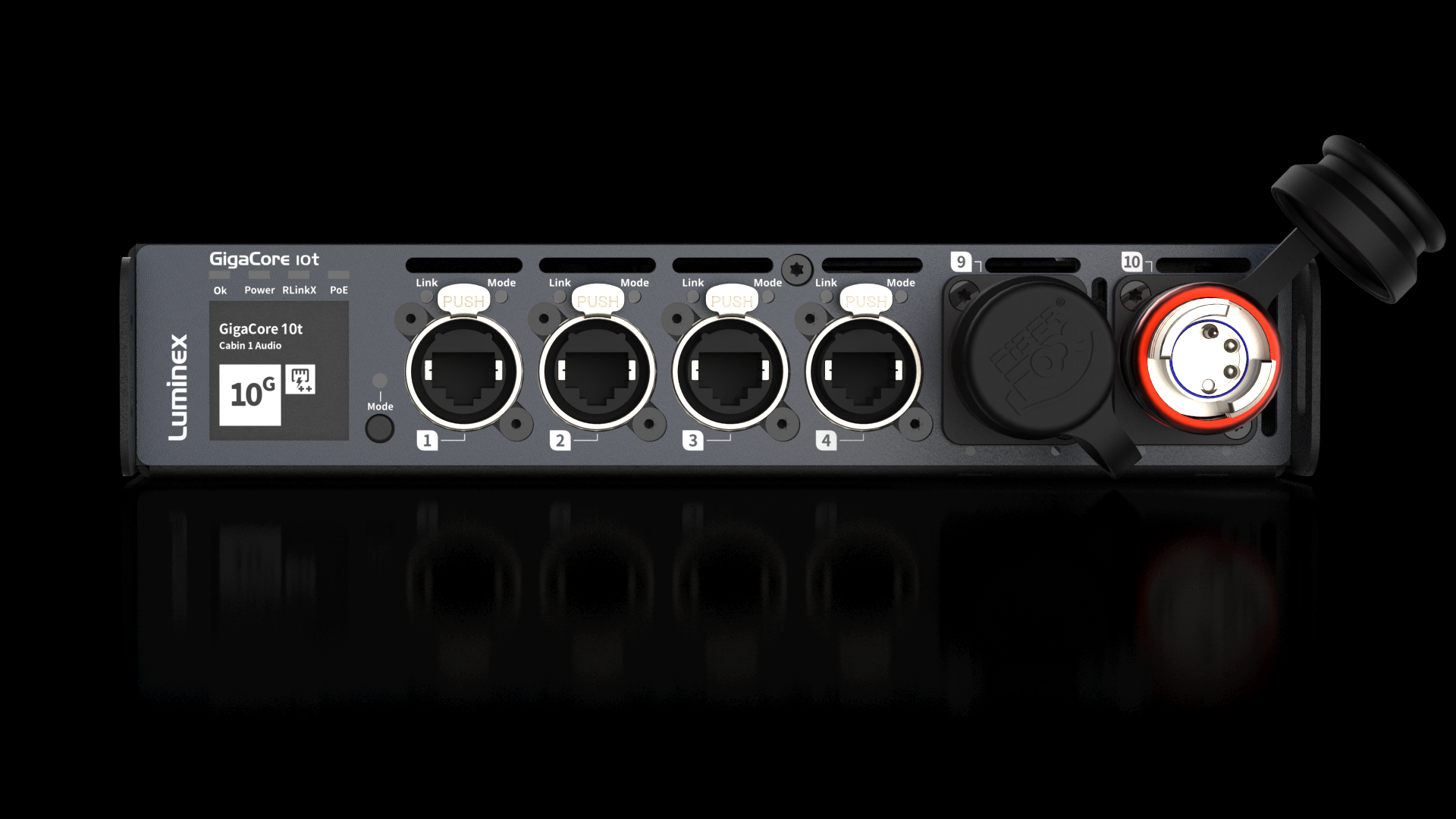 Luminex - GigaCore 20t - Switch audiovisuel manageable 10 Gb - PoE